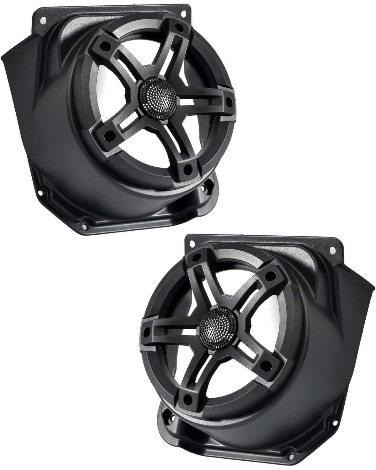 SAUTVS EZGO Valor 2025 durable speaker pod protects speakers during rides.