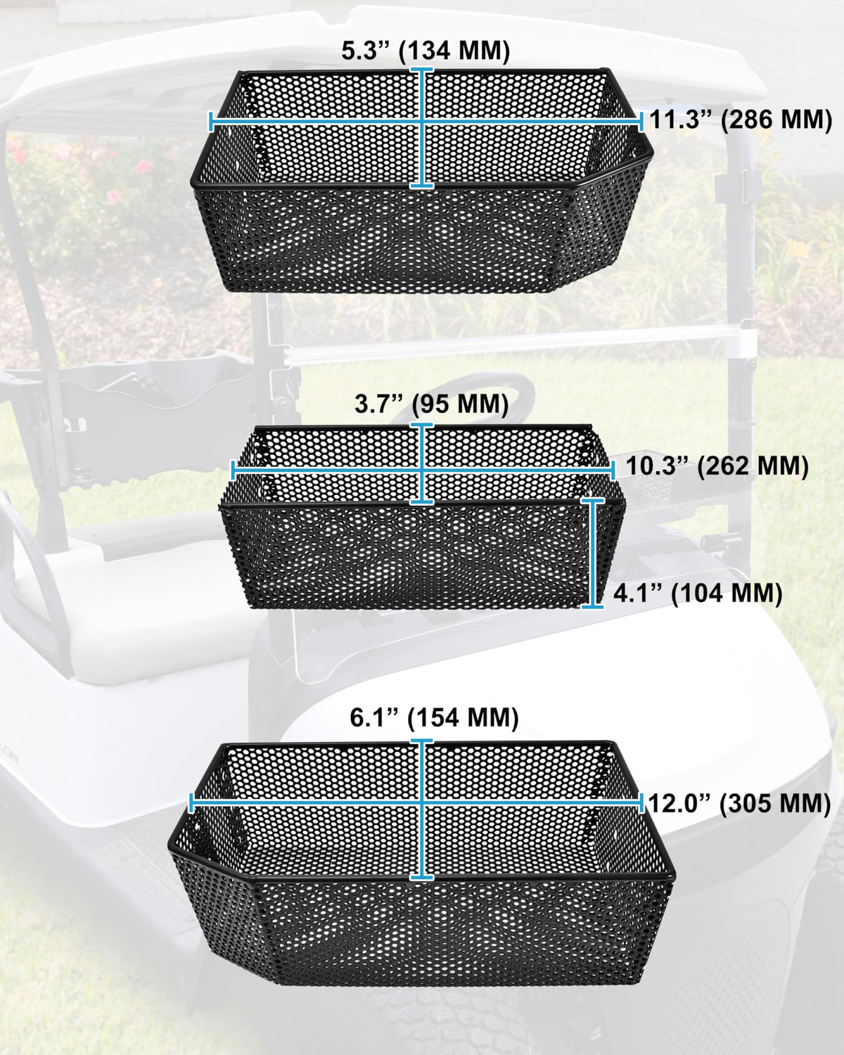 Durable black finish resists daily wear and maintains a sleek look.