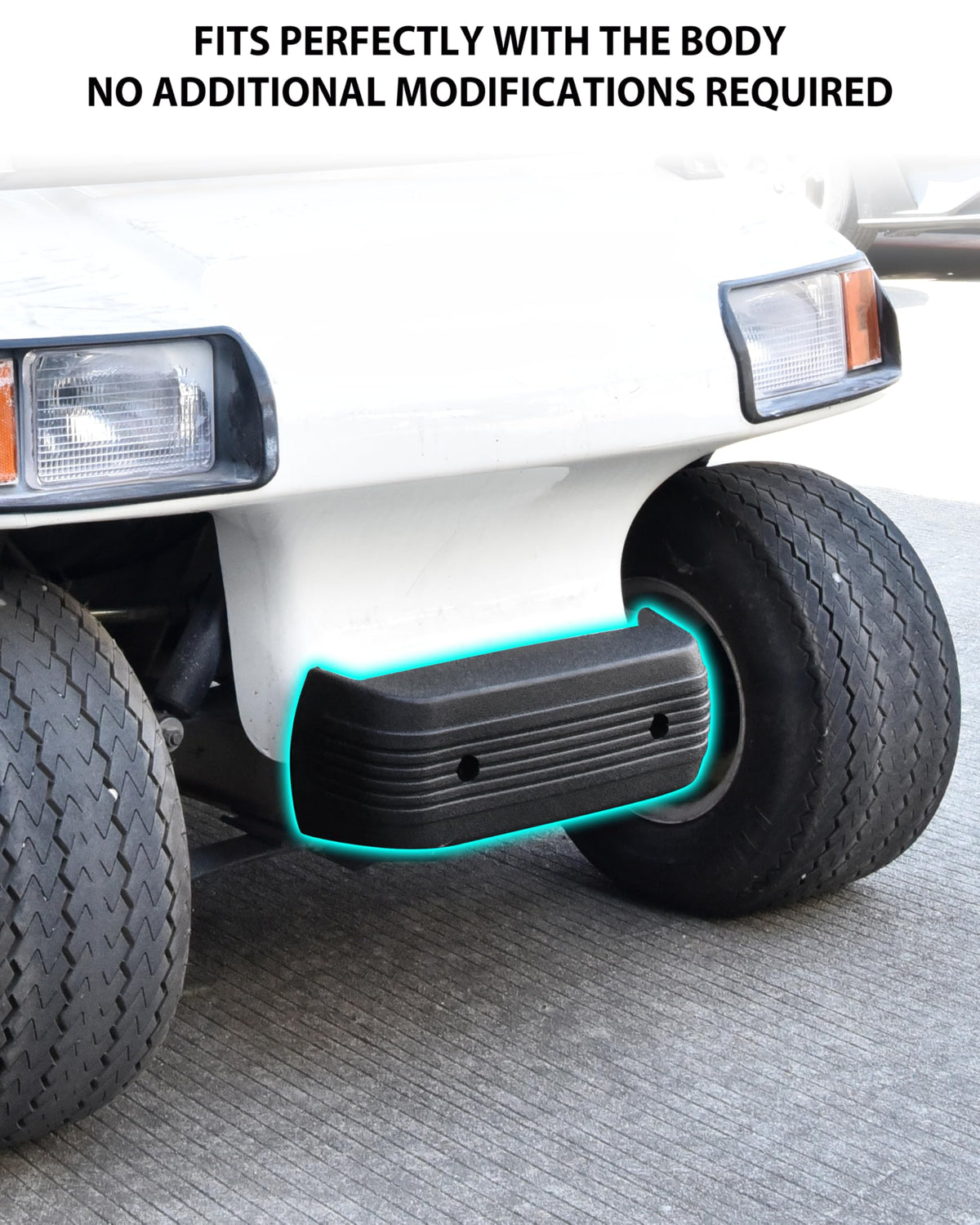 SAUTVS front fascia for Club Car DS enhances appearance with a seamless, original-style look.