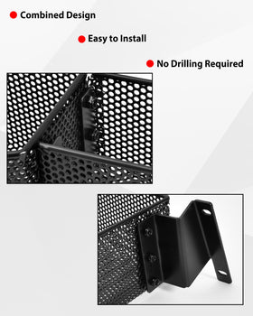 SAUTVS includes mounting brackets and screws for secure attachment