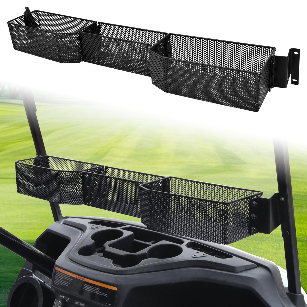 SAUTVS inner front storage basket for Yamaha Drive2 G29 keeps items organized