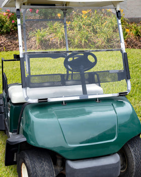SAUTVS basket mounted with brackets in Yamaha G14-G22 cart
