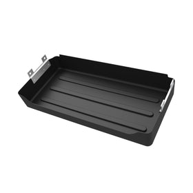 SAUTVS overhead tray helps organize balls, gloves, and items.