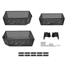 SAUTVS front storage basket enhances EZGO TXT organization possibilities.