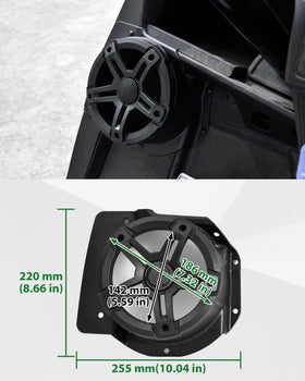SAUTVS pair includes mounting hardware and manual for quick setup.
