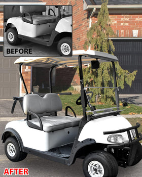 SAUTVS EZGO RXV rear fender flare shields tires and rear body from mud.