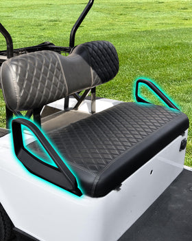 SAUTVS rounded edges reduce discomfort on EZGO TXT arm rests