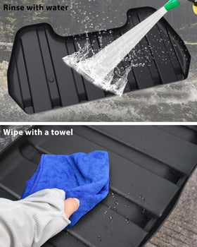 SAUTVS rubber slush liner guards rear cargo in wet conditions