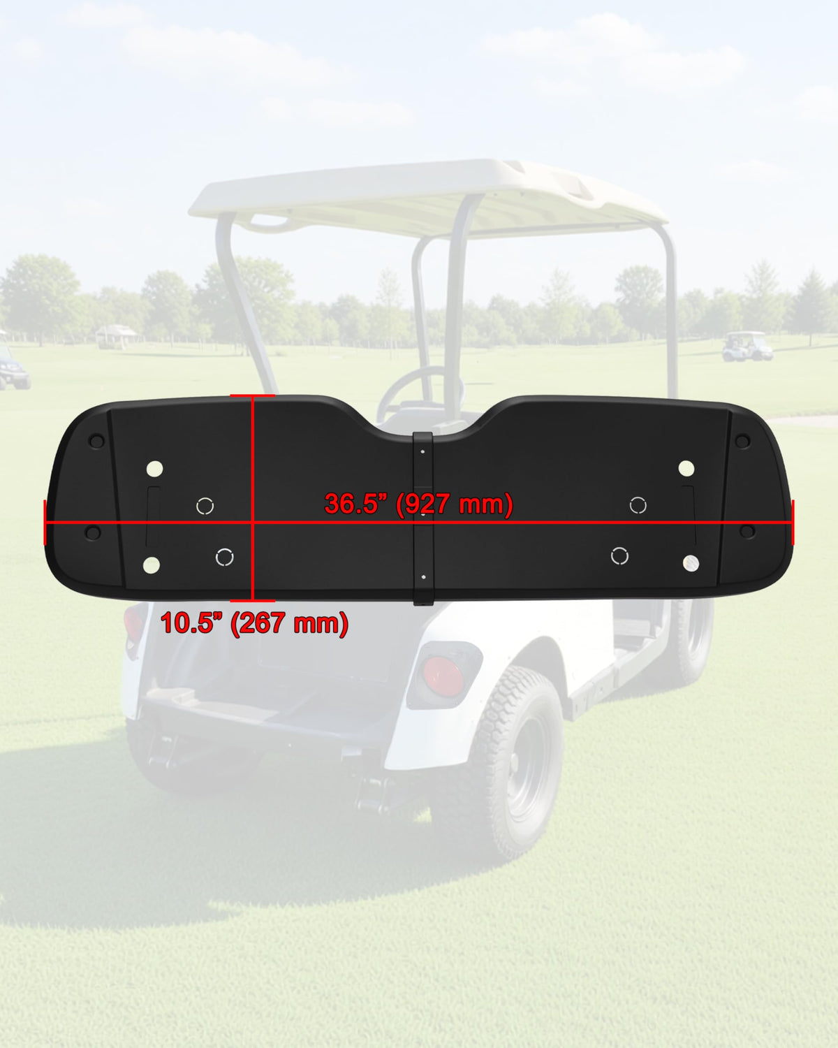 Easy-install SAUTVS seat back cap on EZGO RXV Valor 2025