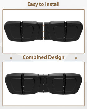 SAUTVS OEM-style replacement upgrades appearance with seamless, no-drill installation.