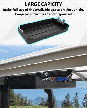 SAUTVS storage tray lid open shows quick access to essentials.
