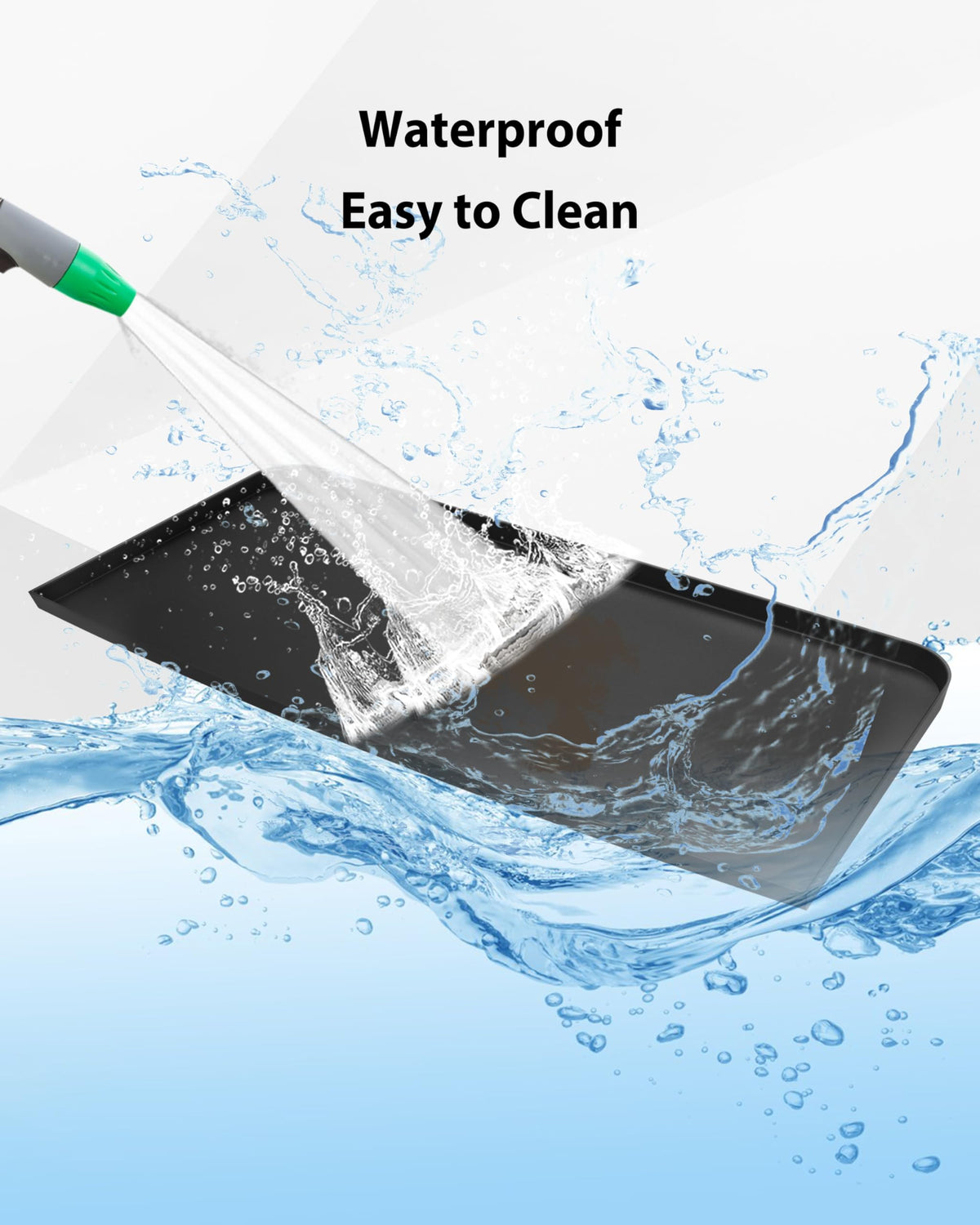SAUTVS TPE liner provides a durable, non-porous surface for easy maintenance.