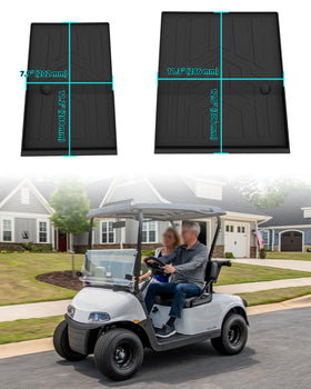 SAUTVS weather-resistant dash mat keeps cockpit neat on EZGO RXV Valor.