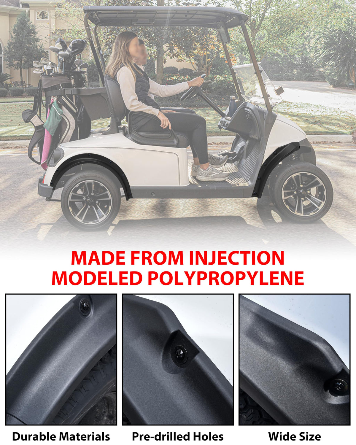 Weather-ready SAUTVS Fender Flare on EZ-GO RXV Valor 2025