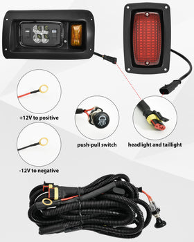 SAUTVS wiring harness included simplifies 12V installation