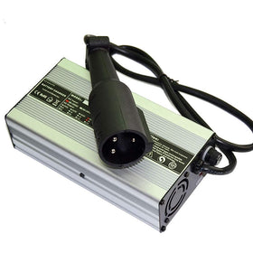 ScaAuto 48V 5A charger with durable aluminum shell for reliability.