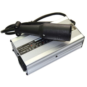 ScaAuto 48V 5A charger with included power cord for easy setup.