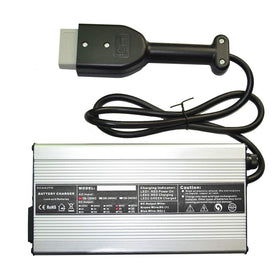 ScaAuto 48V 5A charger with Anderson SB50 plug for reliable overnight charging