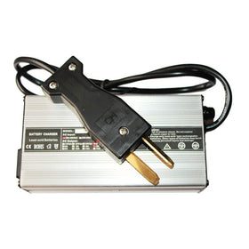Charger with crows foot plug designed for EZGO, Yamaha, and Club Car