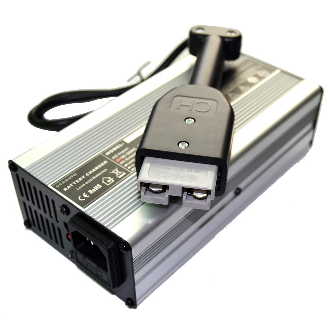 Lightweight aluminum shell design of ScaAuto charger