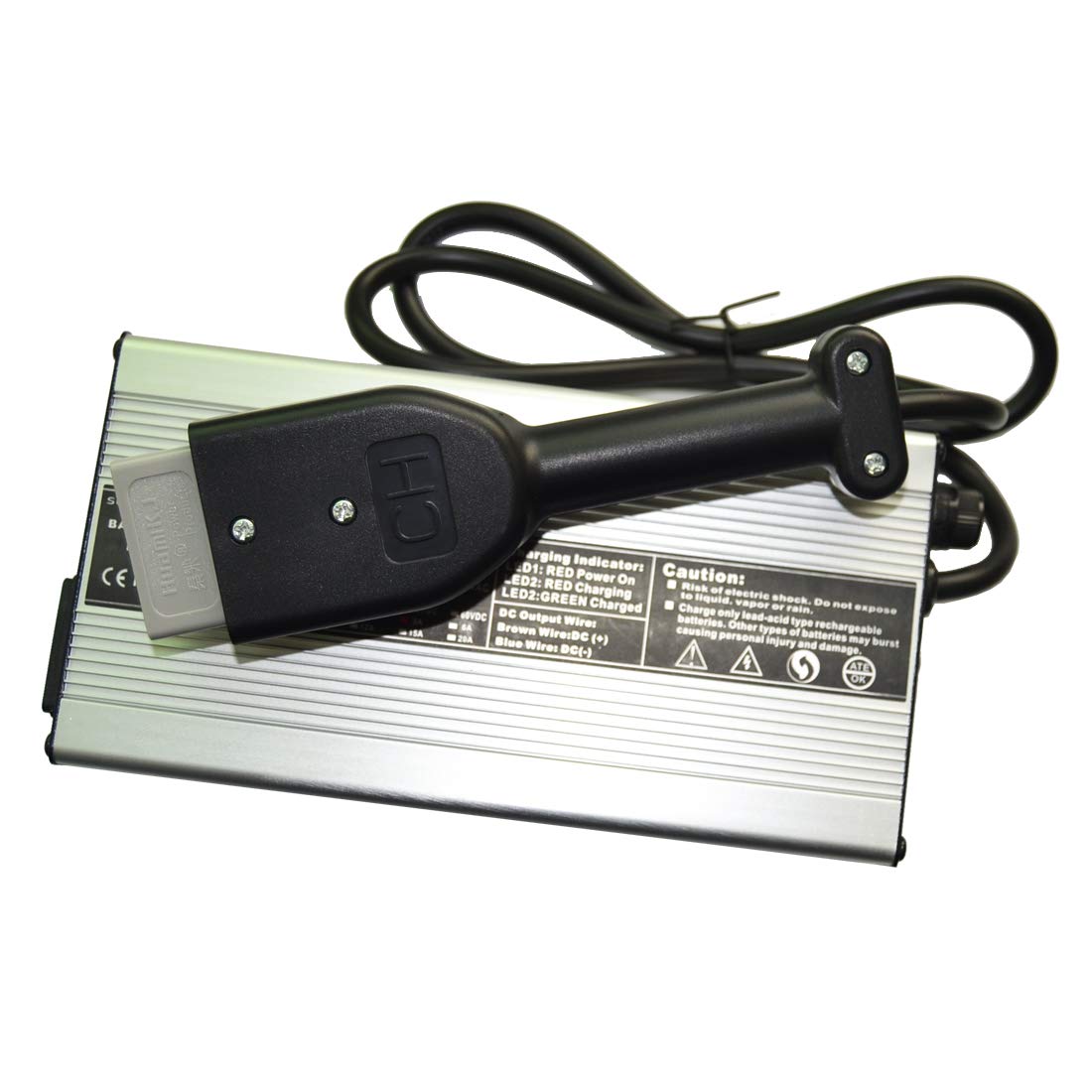 Overnight charging capable charger from ScaAuto for golf carts