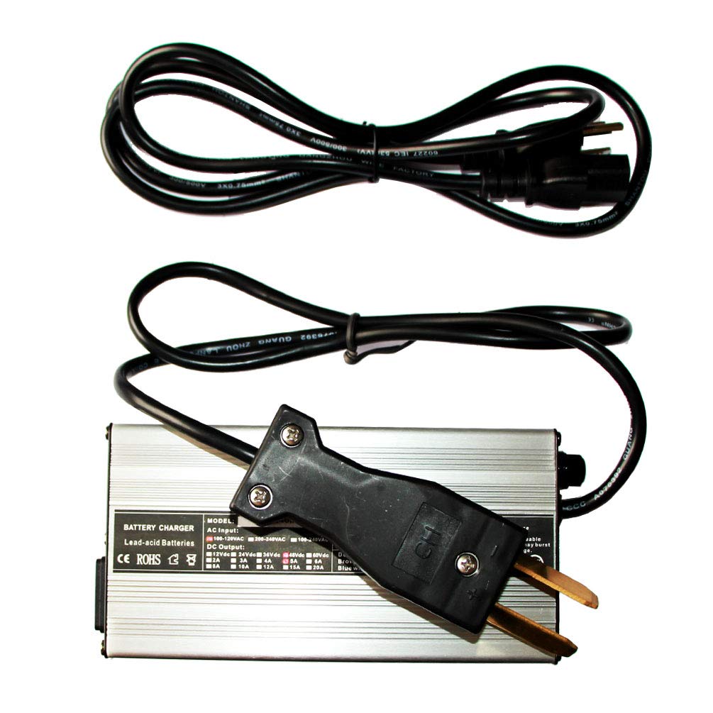Packaging includes charger and power cord for quick setup