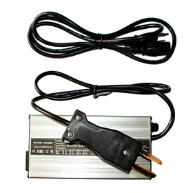 Packaging includes charger and power cord for quick setup