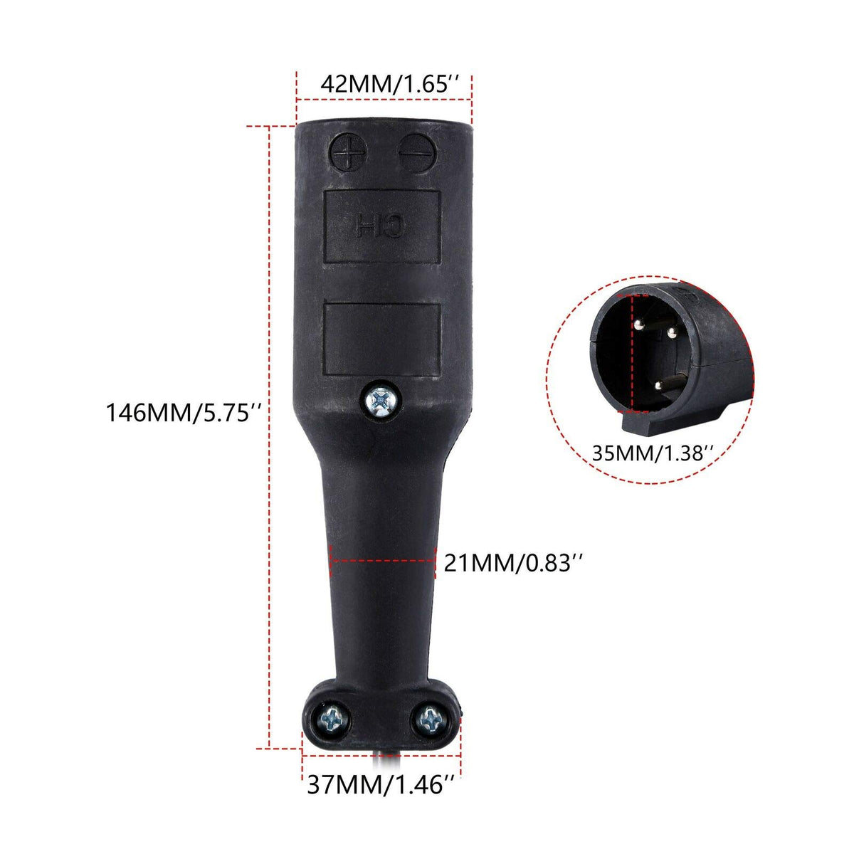 ScaAuto reinforced engineering plastic connector for durable use on carts.