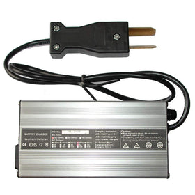 Charger with safety protections against overcurrent and overvoltage