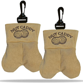 Scale Wear Design Nut Caddy Pouch with belt clip for quick access to golf essentials.