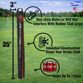 Polar Caddy with 7-can capacity ready for round beverage needs.