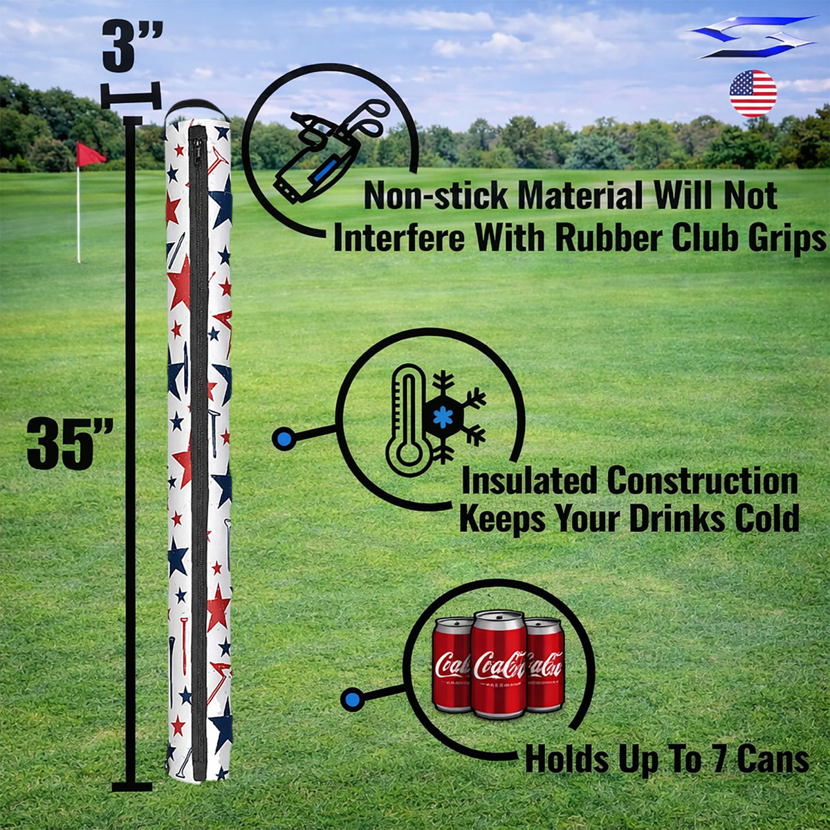 Scale Wear Design Polar Caddy holds seven cans for round-long refreshment.