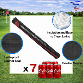 Polar Caddy fits most golf bags for easy upgrade to cooling.