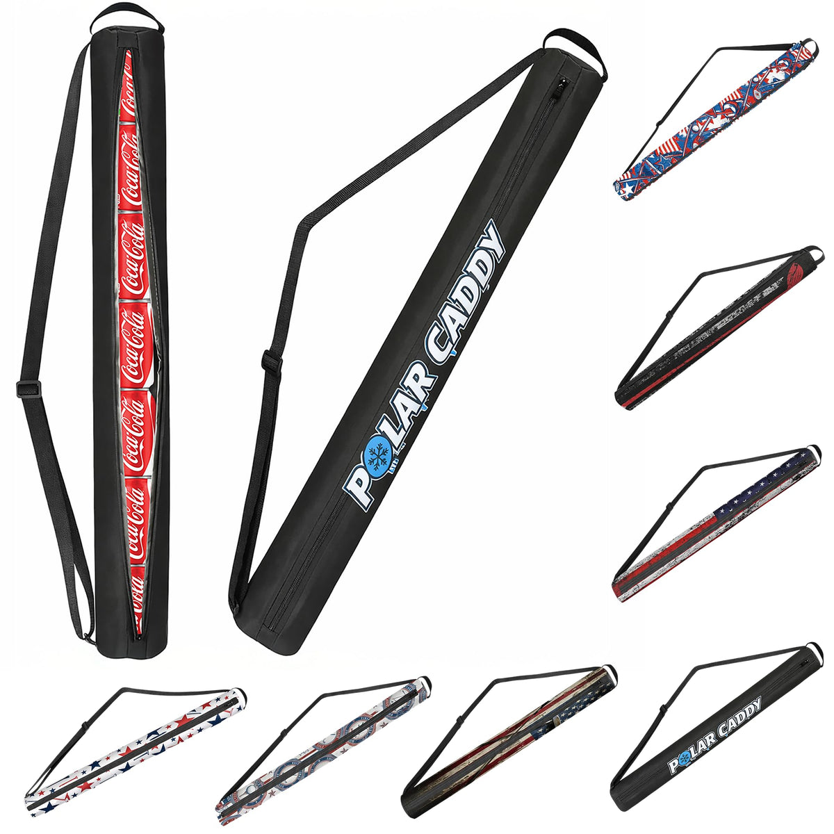 Scale Wear Design Polar Caddy side profile showing discreet beverage cooling on course.
