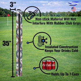 Polar Caddy full length zipper shown for quick loading and unloading