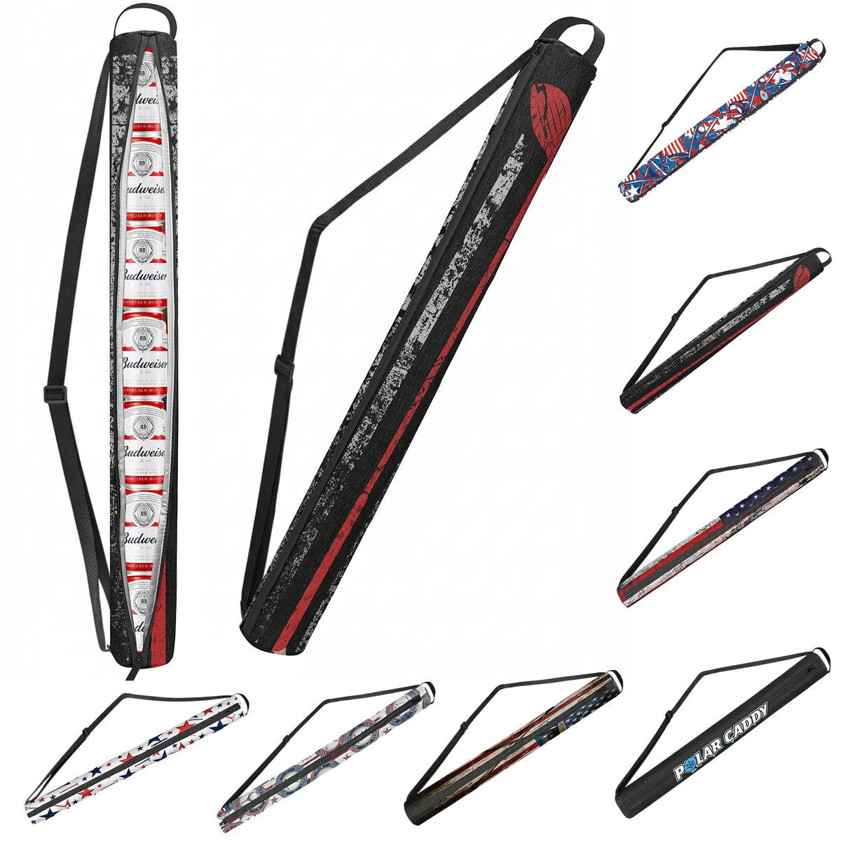 Scale Wear Design Polar Caddy sleeve slides into bag slot for discreet cooling on course.