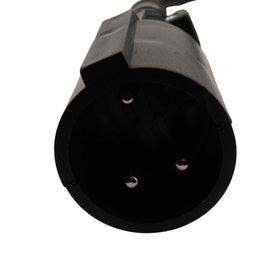 Schauer Club Car 48V cart adapter enables secure plug-and-charge connection.