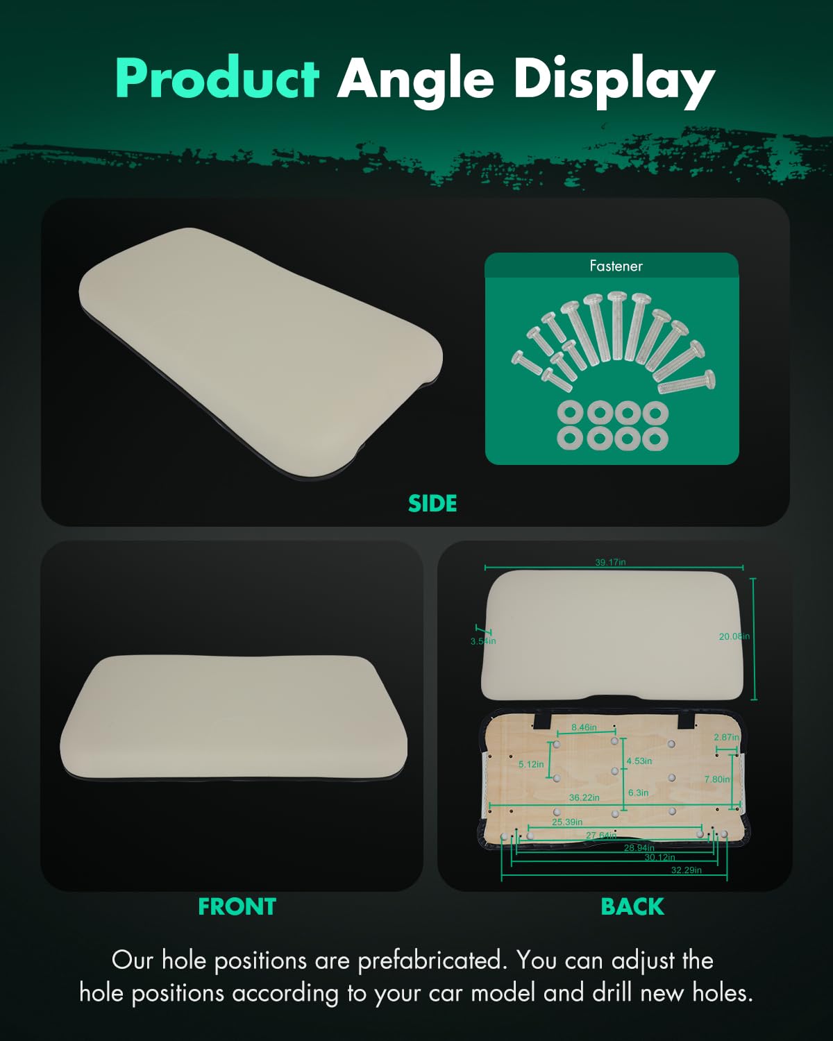 SCITOO EZGO RXV fitment keeps the front seat secure and well-aligned.