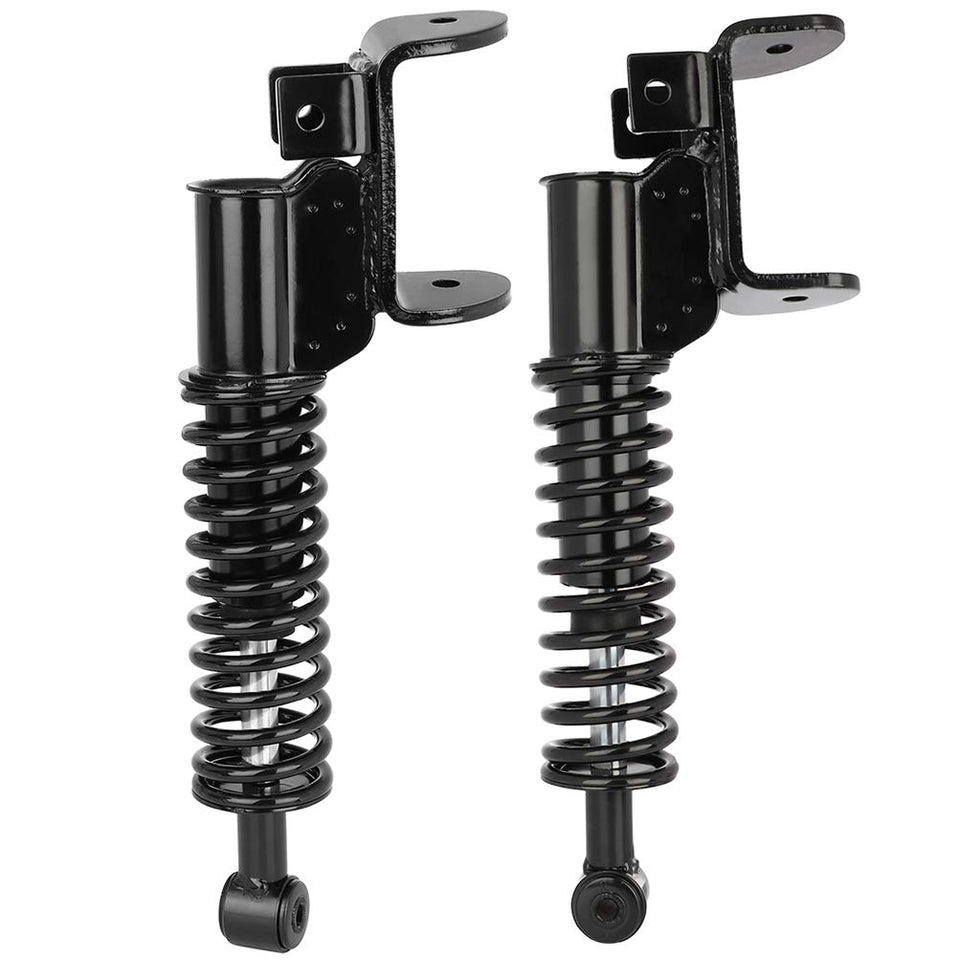 SCITOO EZGO RXV front shock absorber close-up for smoother rides.