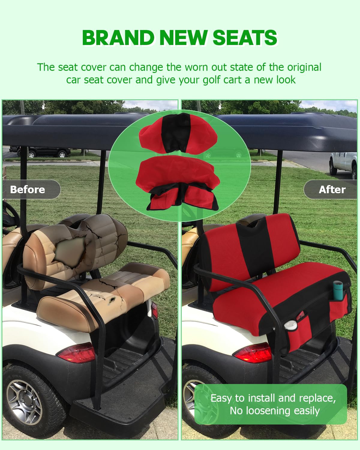SCITOO one-piece design hugs the seat for a seamless look