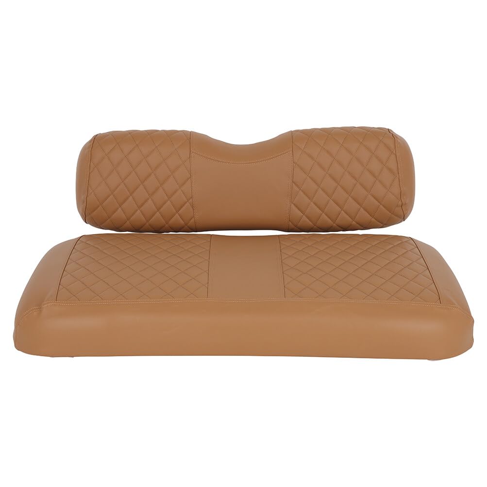 SCITOO EZGO TXT brown seat cover on cart refreshes interior