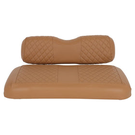 SCITOO EZGO TXT brown seat cover on cart refreshes interior