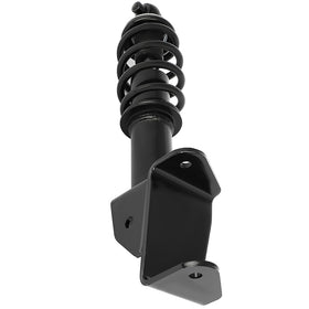 SCITOO front-right shock absorber close-up showing seals and mounting points.