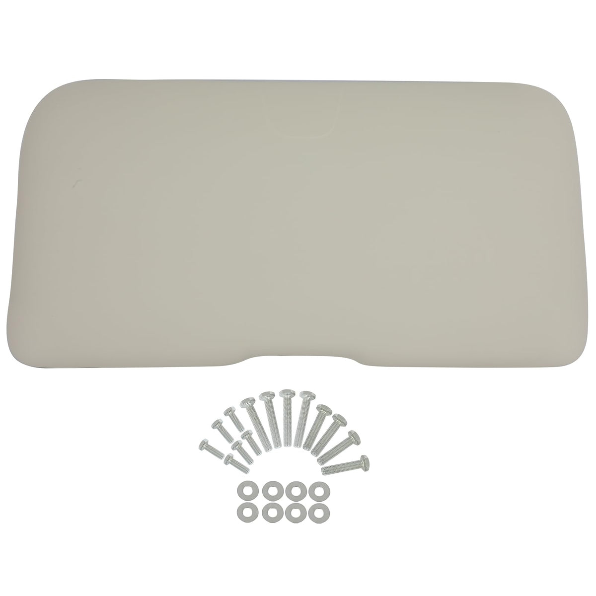 SCITOO front seat bottomt assembly on EZGO RXV enhances interior with a clean white cushion.