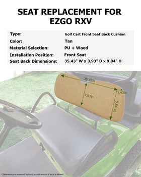 SCITOO tan front seat cushion fabric provides comfortable, refined seating.