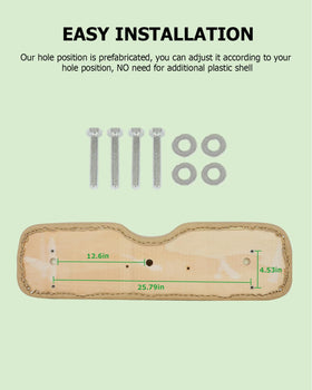 SCITOO front seat packaging includes cushions and hardware.