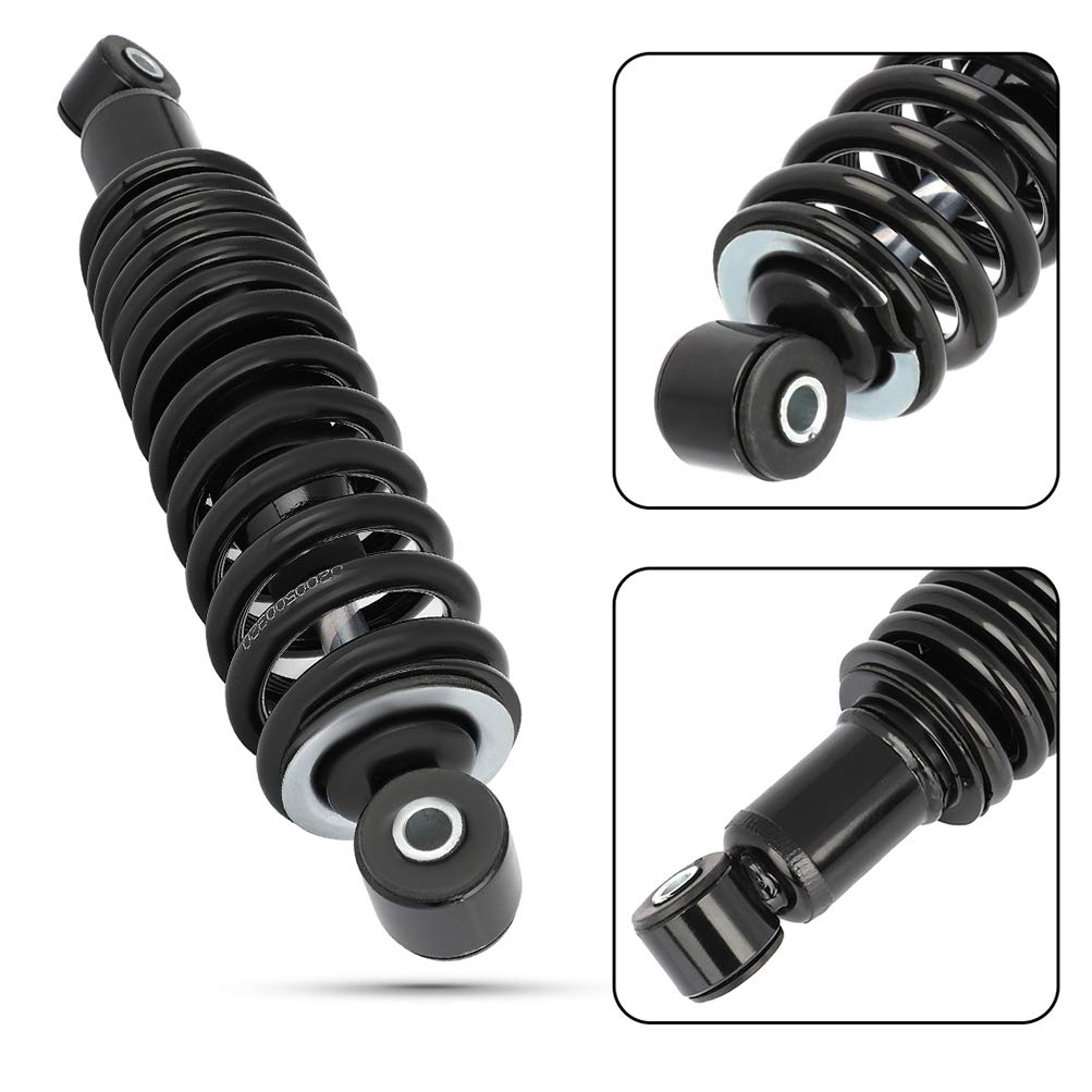 SCITOO golf cart rear shock absorber for G29 under varied road conditions.
