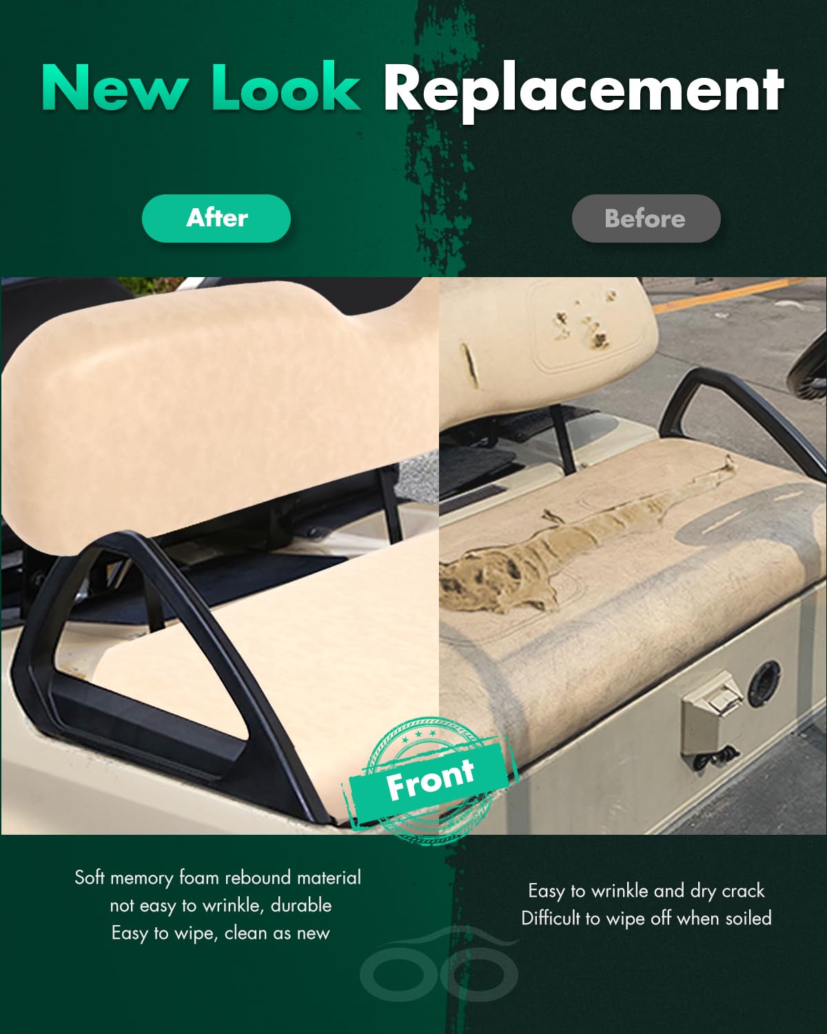 SCITOO hand-polished cushion surface for durable premium look.