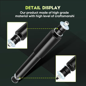 Heavy-duty EZGO TXT front/rear shocks offering durability