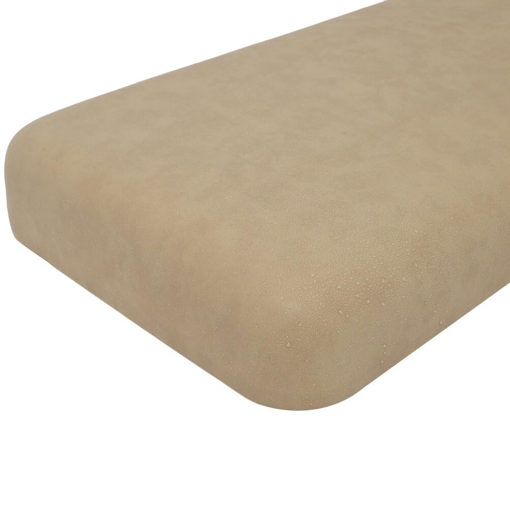 SCITOO tan cushions upgrade golf cart interior aesthetics.